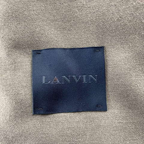 LANVIN Size 42 Taupe Wool / Cashmere Notch Lapel Sport Coat