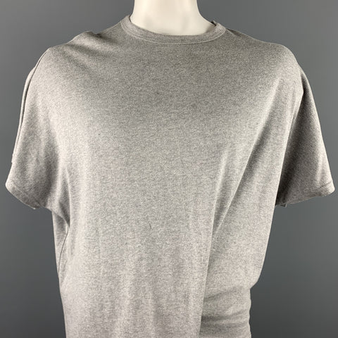 Y's by YOHJI YAMAMOTO Size One Size Light Grey Cotton T-shirt