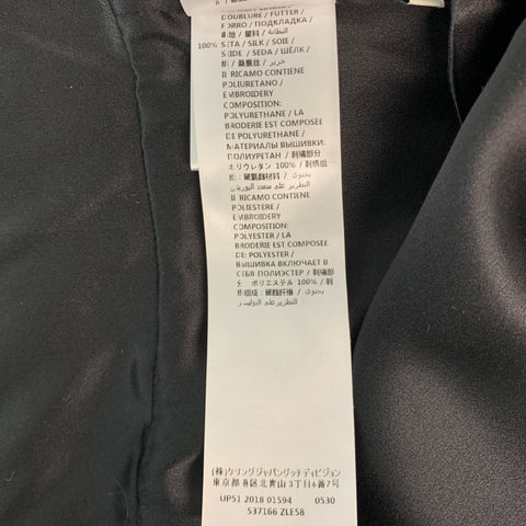GUCCI MLB Giants Automne 2018 Taille 4 Veste d'embellissement en polyamide multicolore noir
