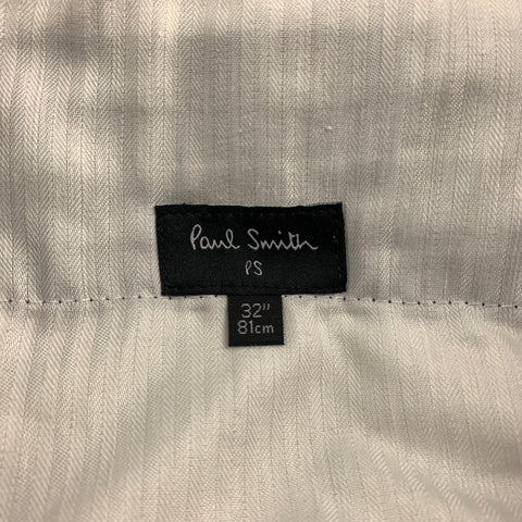 PS by PAUL SMITH Size 32 Navy Print Cotton Zip Fly Casual Pants