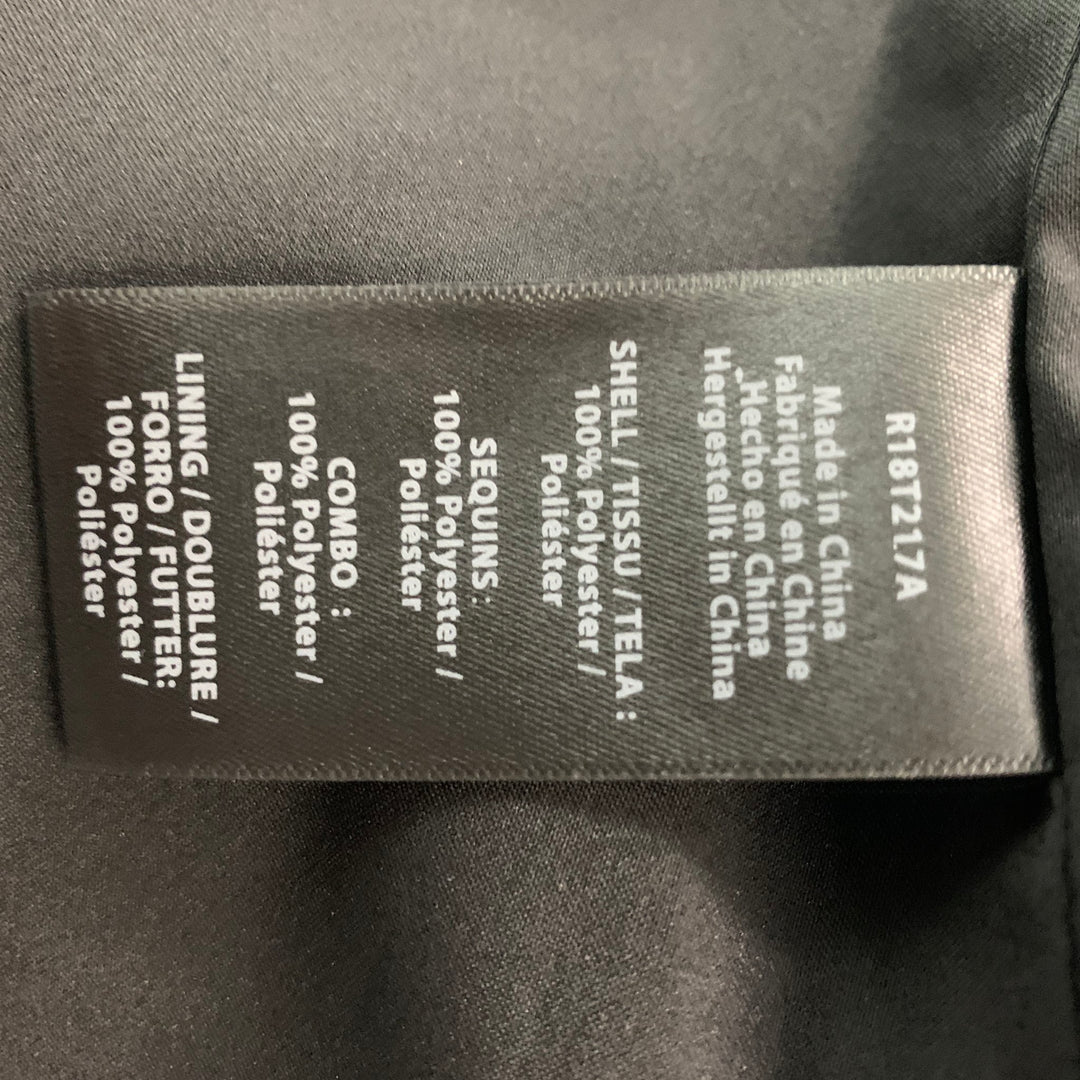 RACHEL ZOE Size 2 Gold Polyester Sequin Dress Top