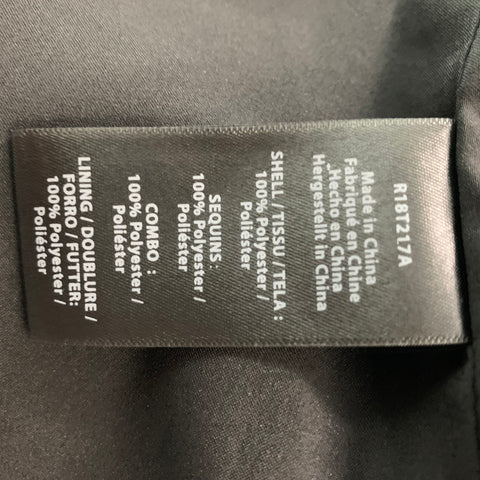 RACHEL ZOE Size 2 Gold Polyester Sequin Dress Top