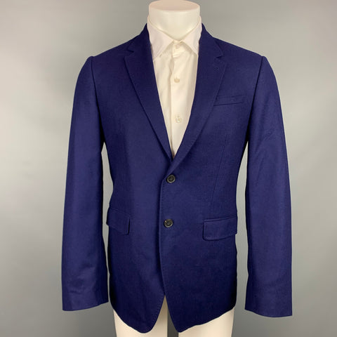 PAUL SMITH The Byard Size 38 Purple Wool Notch Lapel Sport Coat