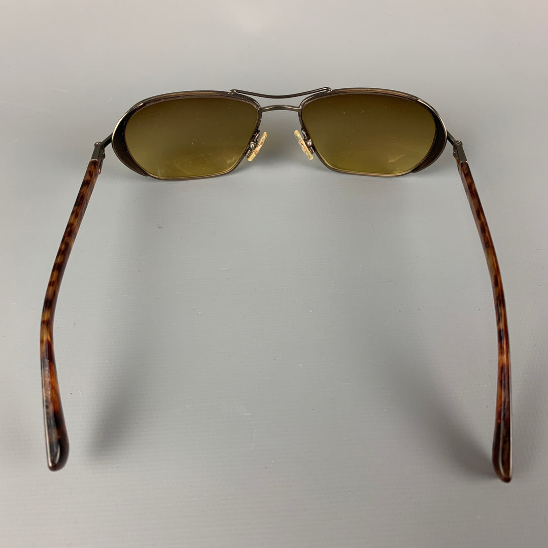MATSUDA Tortoise Shell Metal Prescription Sunglasses