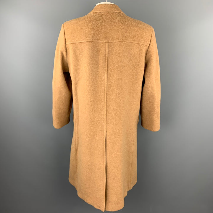PENDLETON Size L Camel Virgin Wool Notch Lapel Coat