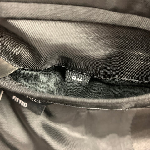 THE KOOPLES Size 36 Black Wool Tuxedo Sport Coat