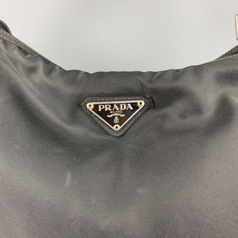 PRADA Black Nylon Cross Body Handbag