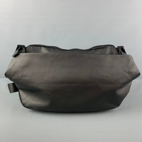 COTE & CIEL Black Mixed Materials Coated Canvas Cross Body Bag