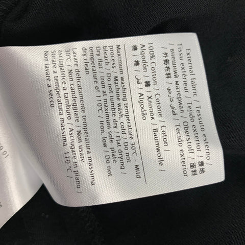 VALENTINO Size L Black & White Graphic Cotton Crew-Neck T-shirt