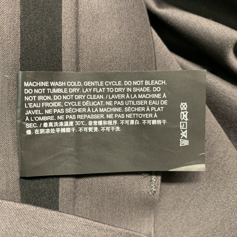 THEORY Size 40 Brown Cotton  Polyester Flat Front Casual Pants