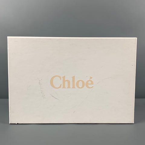 CHLOE Lazise Taille 6.5 Sandales à bride à la cheville en cuir beige
