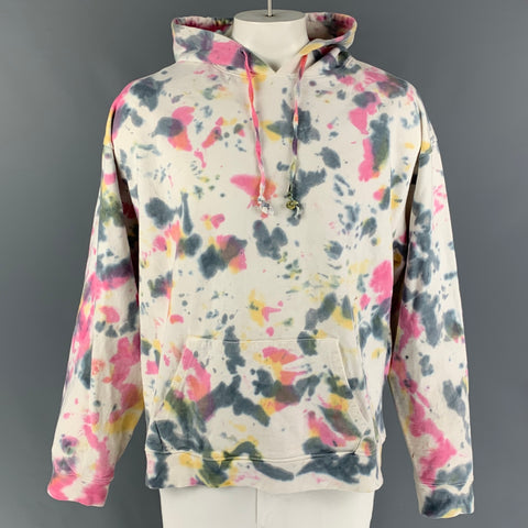PROFOUND Size XL Multi-Color Tie Dye Cotton Hoodie Sweatshirt
