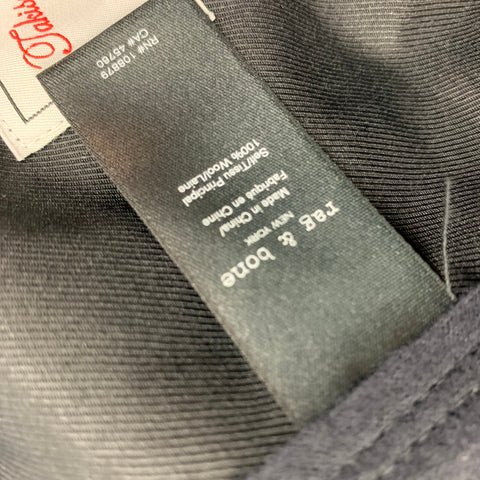 RAG & BONE Size L Navy Wool Elastic Waistband Casual Pants