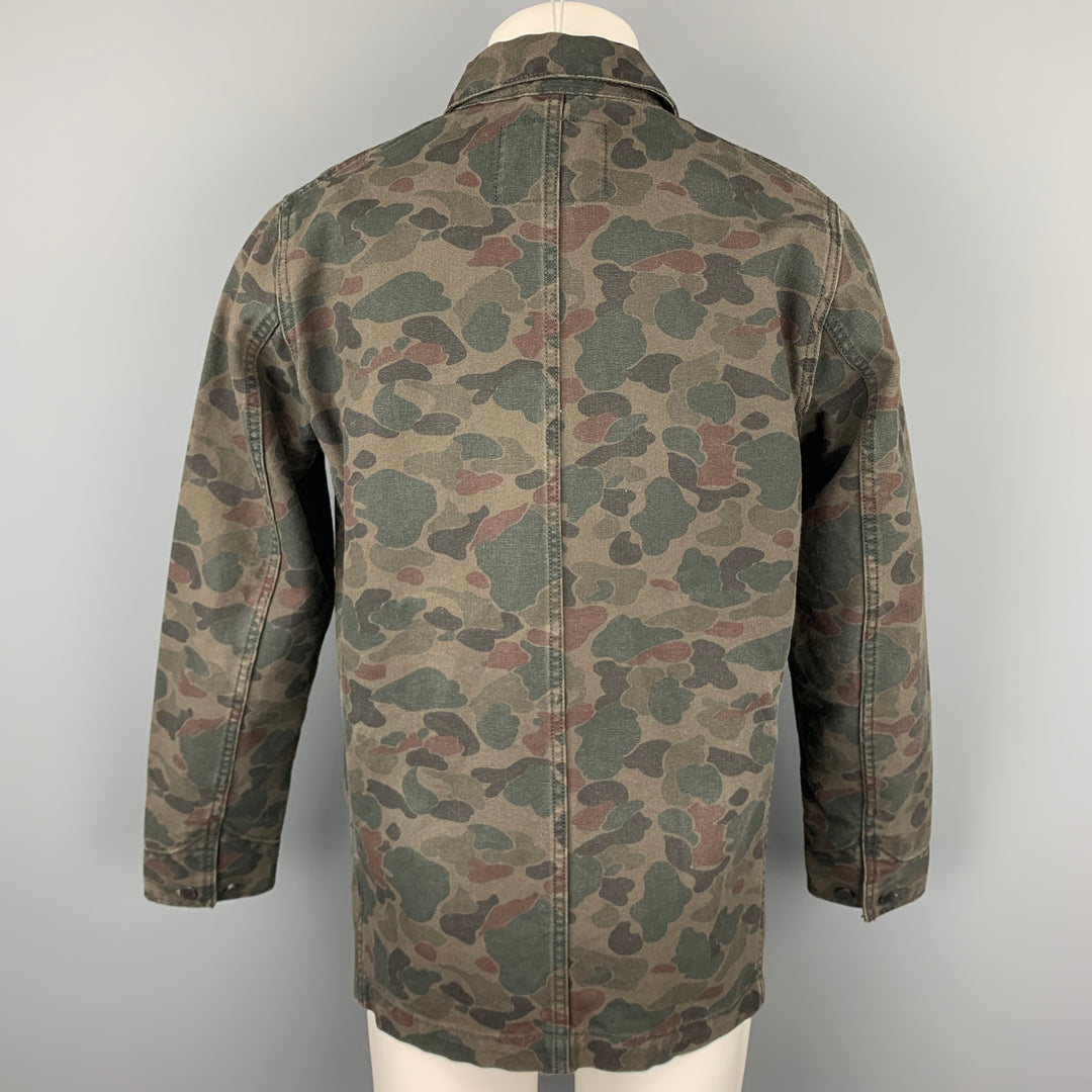 LEVI'S Size M Size M Olive Camouflage Cotton Worker Jacket