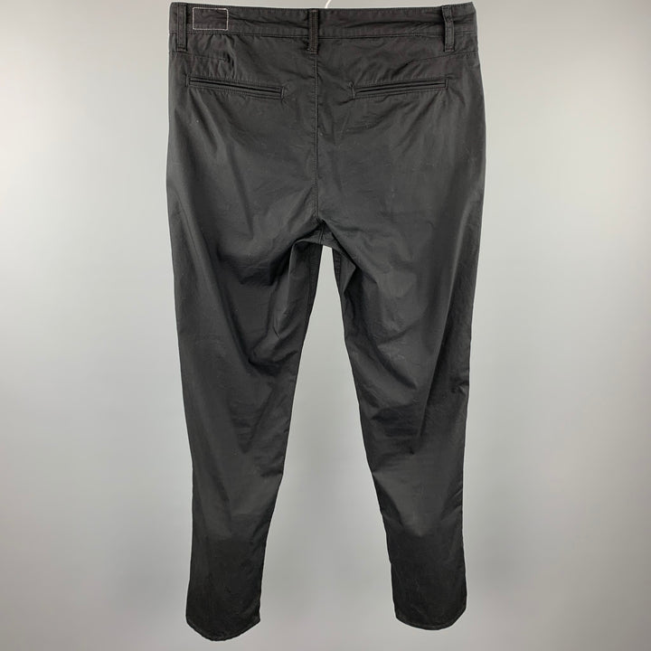 RAG & BONE Size 34 Black Cotton Blend Zip Fly Casual Pants