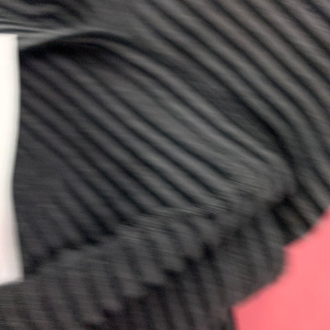 MAISON MARGIELA Size L Black Grey Stripe Cotton Crew-Neck Pullover
