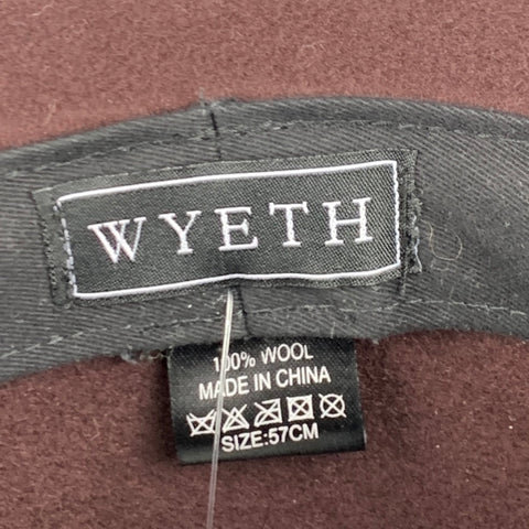 WYETH Size 57 Brown Wool Felt Hat