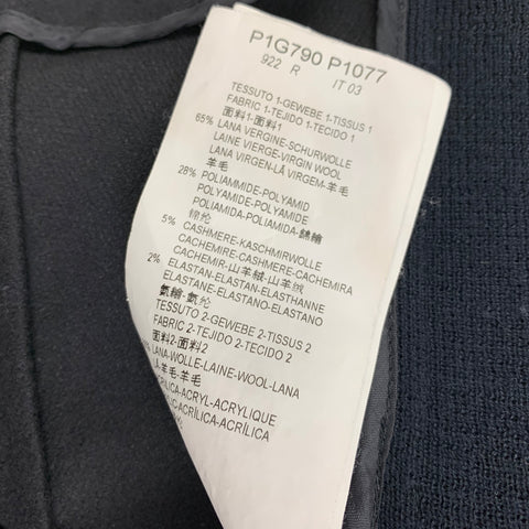 EMPORIO ARMANI Size 34 Navy Mixed Materials Wool Blend Sport Coat