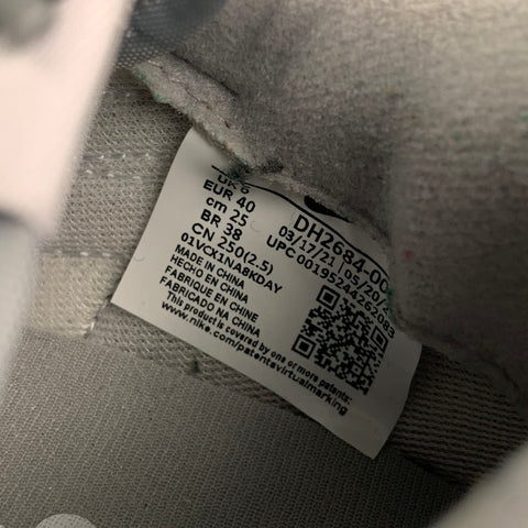 Zapatillas NIKE x SACAI FRAGMENT Talla 7 Gris Blanco Plataforma de malla LD WAFFLE