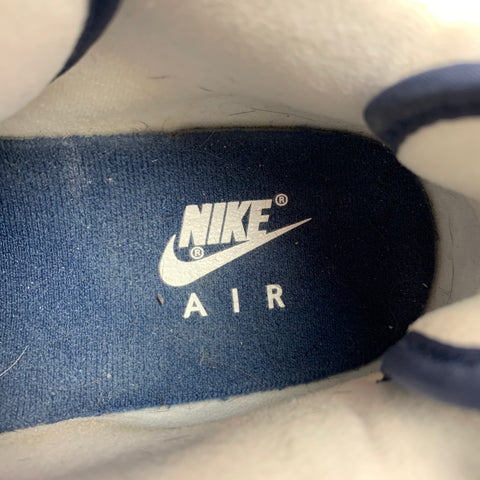 NIKE Air Barrage Size 10.5 Blue & White Mesh Leather Sneakers