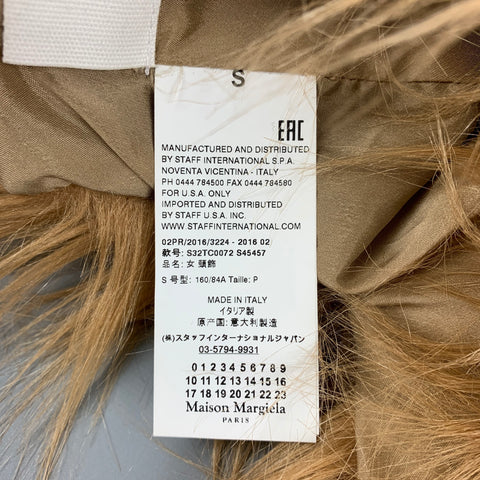 MM6 MAISON MARGIELA 2016 Size S Tan Faux Fur Hat