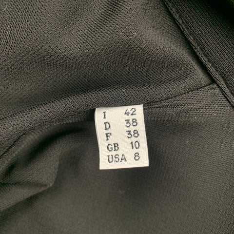 JEAN PAUL GAULTIER Taille 8 Chemise boutonnée en mélange d'acétate noir