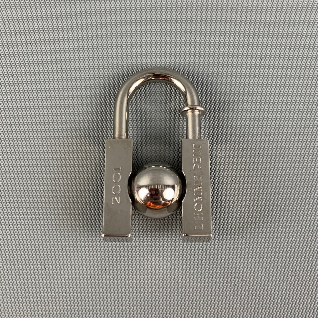 HERMES Silver Metal Bag L 