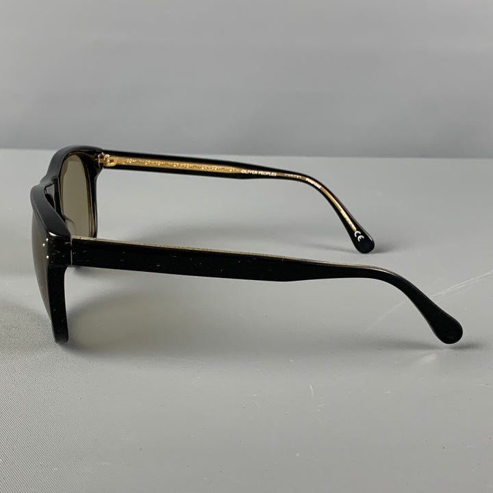 OLIVER PEOPLES Black Acetate Daddy B Sunglasses
