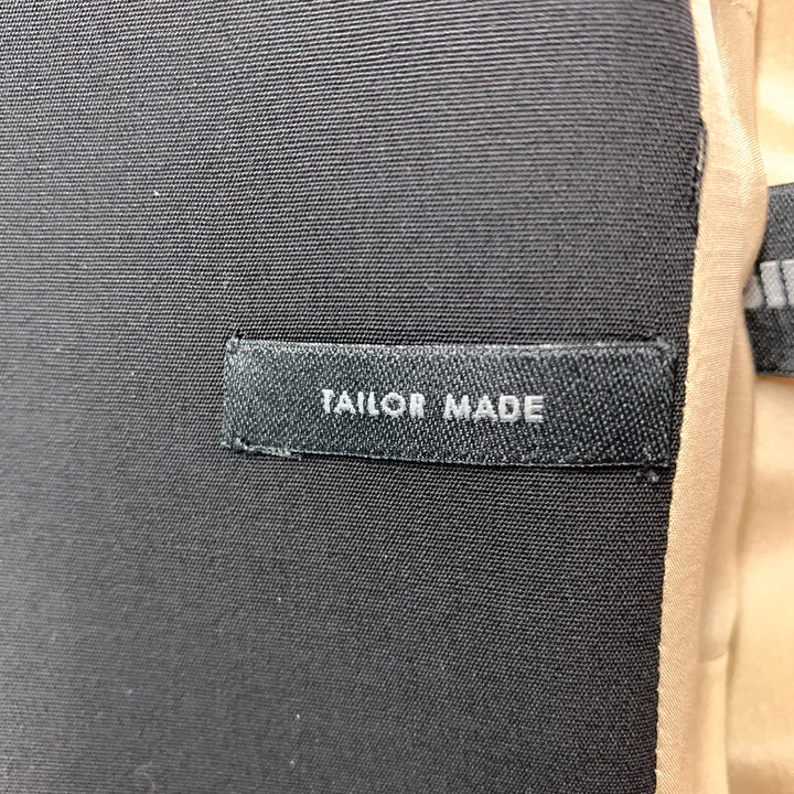 JIL SANDER Size 6 Black Silk Single Breasted Pants Suit