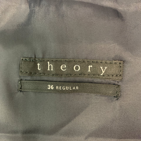 THEORY Size 36 Navy Wool Notch Lapel Sport Coat
