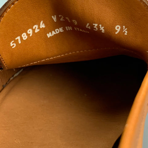 PAUL SMITH Size 10.5 Tan Leather Slip On Loafers