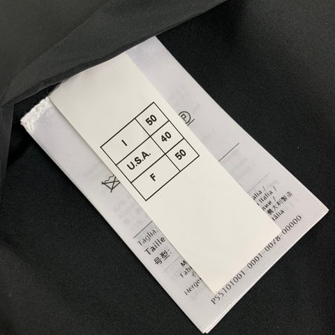VALENTINO Taille 40 Blouson Bomber En Polyamide Clouté Noir