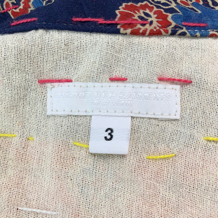 ENGINEERED GARMENTS Size L Multi-Color Mixed Patterns Cotton Jacket