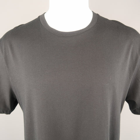 GAULTIER2 by JEAN PAUL GAULTIER Size XS Black Cotton Crew-Neck Slit Side T-shirt