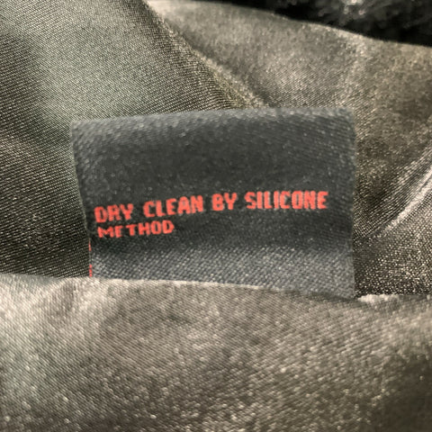 ADRIENNE LANDAU Talla M Chaqueta Texturizada Poliéster Negra