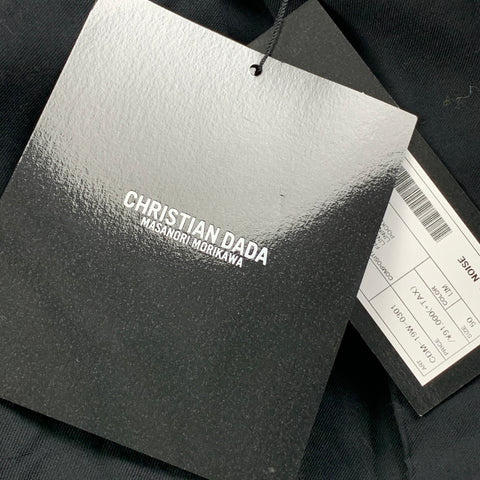 CHRISTIAN DADA Size 40 Green Wool Hooded Tailored Melton Coat