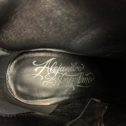 ALEJANDRO INGELMO Talla 5.5 Botines Plataforma Ante Negro