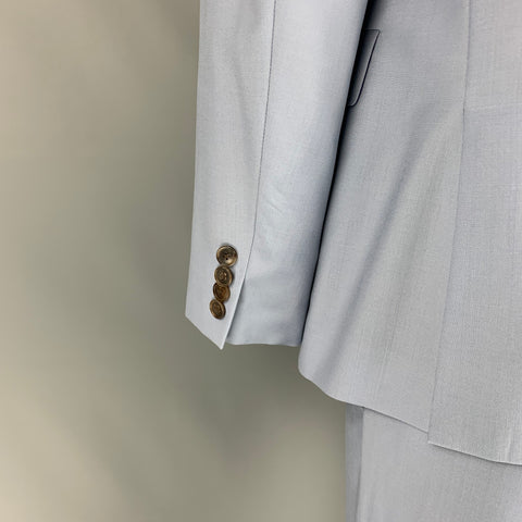 PAUL SMITH Kensington Fit Size 44 Light Blue Wool / Mohair Single Breasted Suit