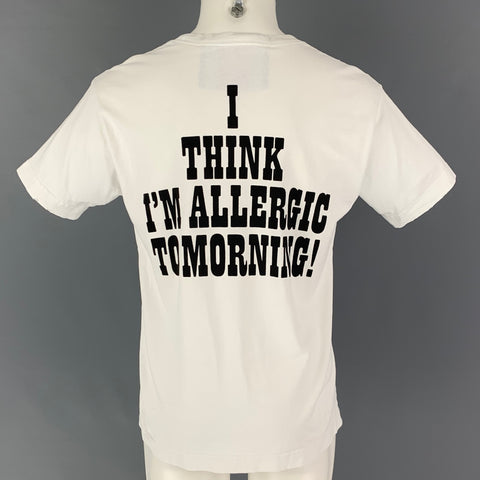 MARC JACOBS x PEANUTS Size S White Cotton Crew-Neck T-shirt