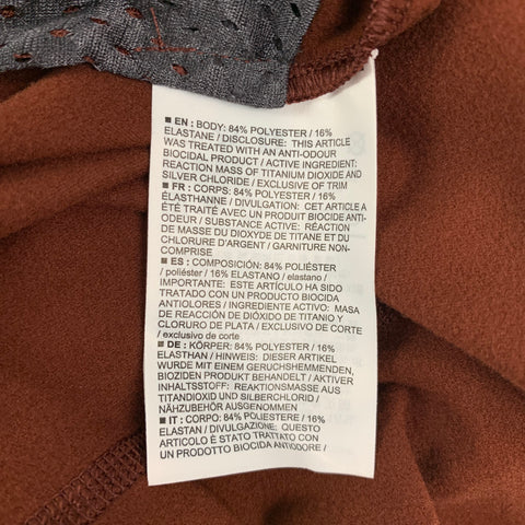 ARCTERYX Size L Brown Polyester Adahy Hoody Sweatshirt