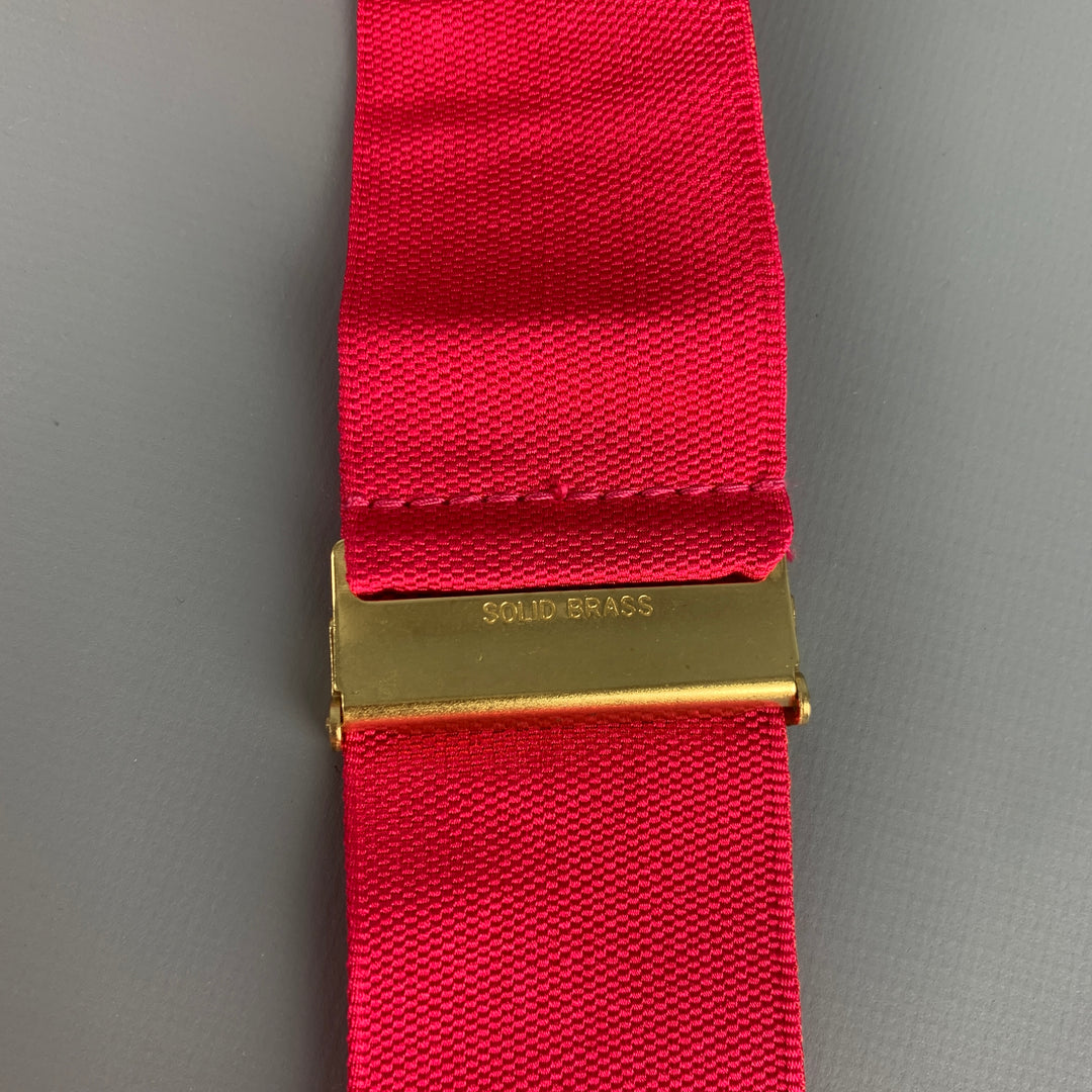 PINK Pink Orange Suspenders