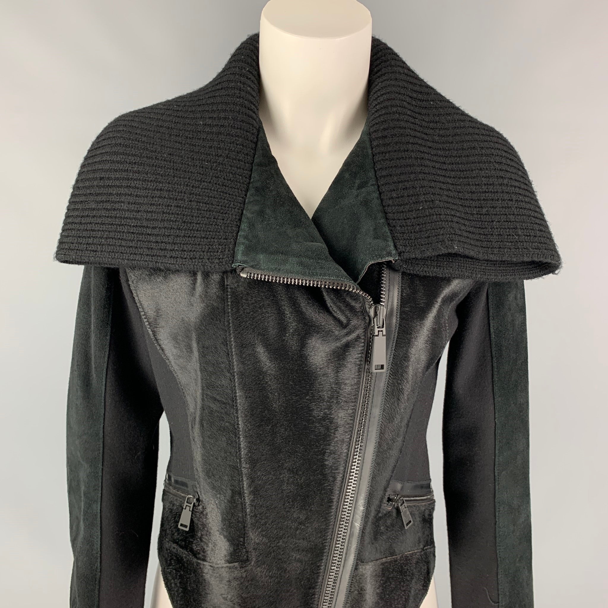 Elie tahari sale suede jacket