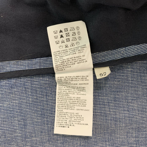 MARNI Chest Size 42 Blue Cotton Sport Coat