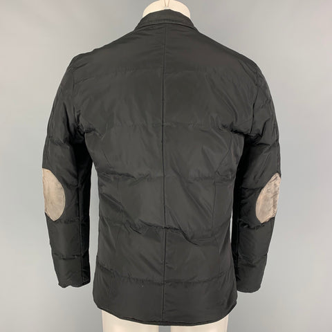 MARCEL et MARCEL Size M Black Quilted Elbow Patches Jacket