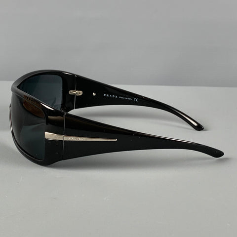 PRADA Black Acetate Sunglasses