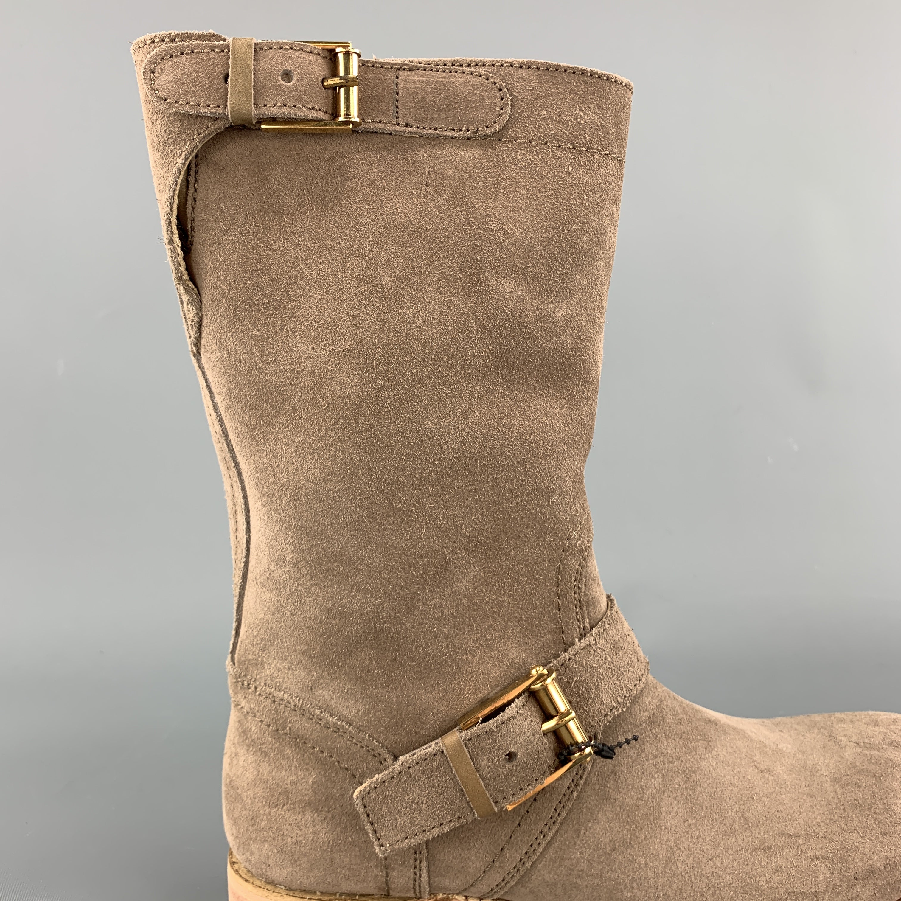 Biker boots clearance taupe