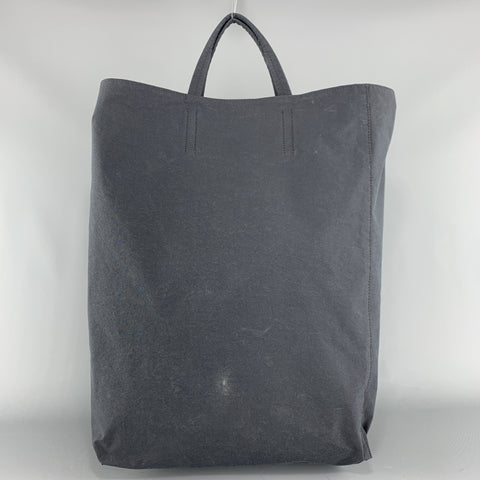 ACNE STUDIOS  Navy Canvas Leather Snap Tote Bag