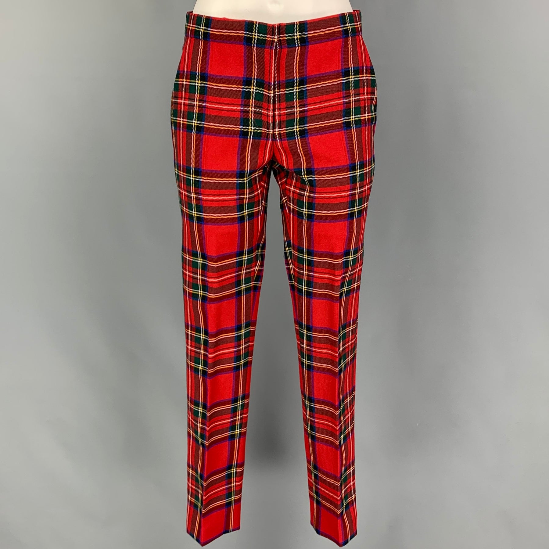 Burberry red pants online