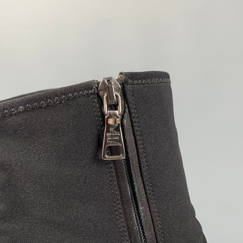 PRADA SPORT Talla 8 Botines de nailon negro