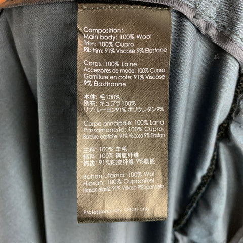 3.1 PHILLIP LIM Size XL Navy Wool Zip Up Jacket